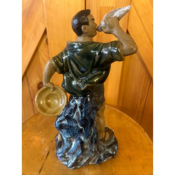 Vintage Cultural Revolution Chinese Ceramic Figurine Liao Hongbiao Propaganda (5 - Picture 3 of 10